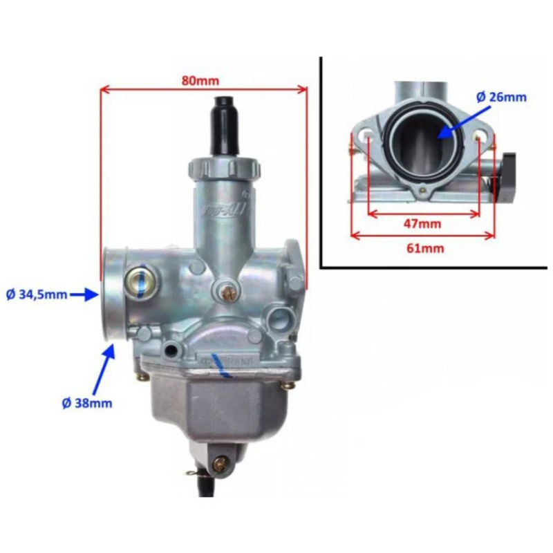 Carburator ATV CG125 125cc 4Timpi